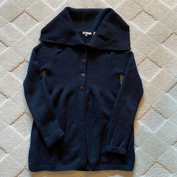 Vince brand, Black cardigan with cowl neck - Picture 1 of 5